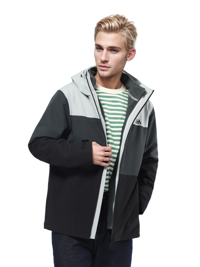 Куртка 2в1 Humtto 909 Grey фото 4