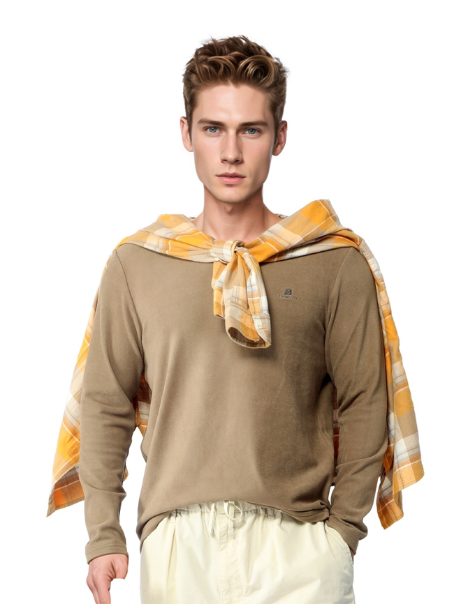 Лонгслив мужской Humtto 556 Brown фото 2